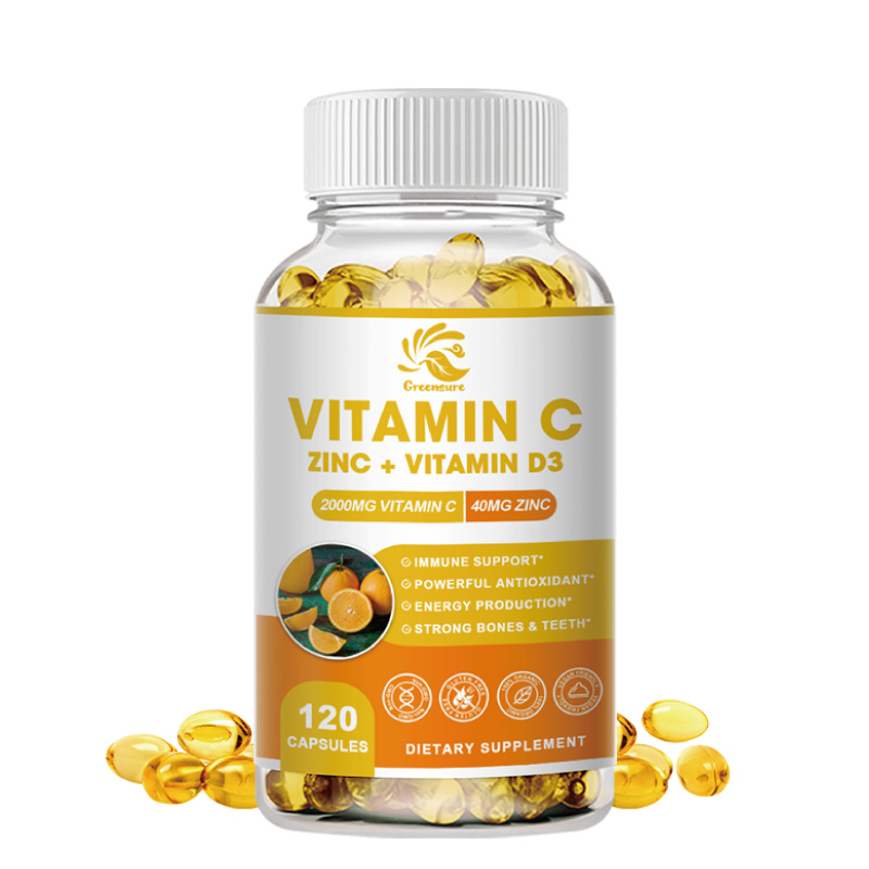 Zinc Supplement 50Mg - Grequality Suplementos de zinco Cápsulas, Vitamina