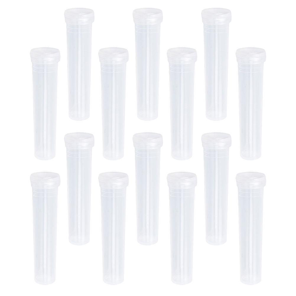 Nutrition & Fitness Hub - 20 unidades de tubos transparentes de
