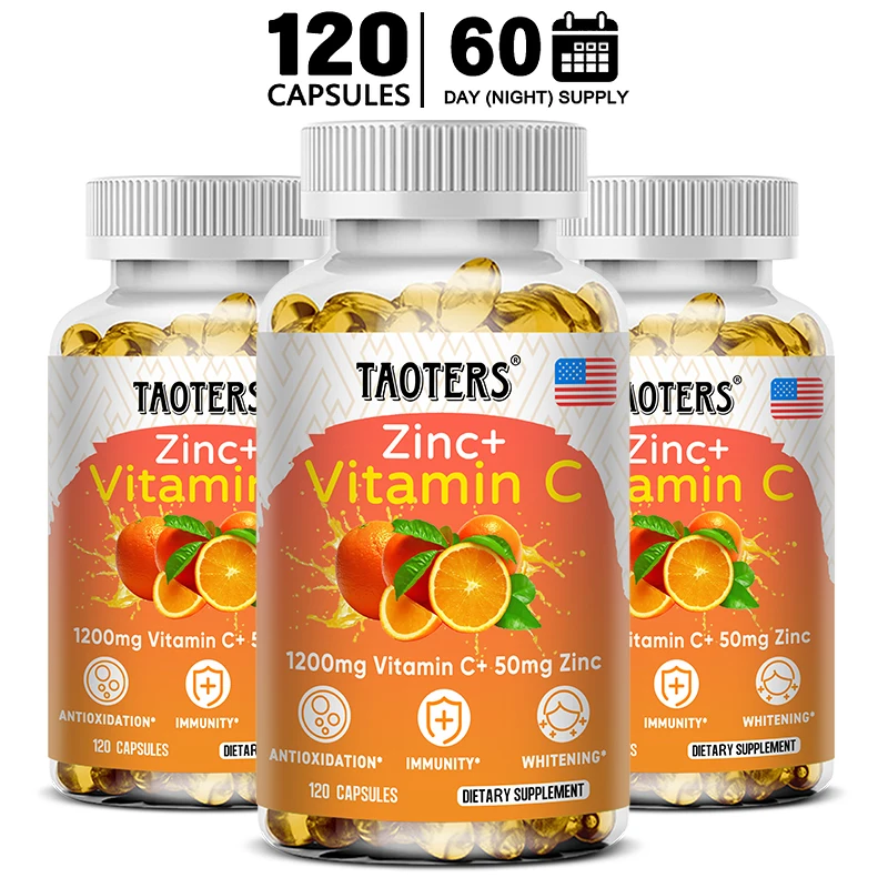 Zinc Supplement 50Mg - Taoters Suplemento de vitamina C +