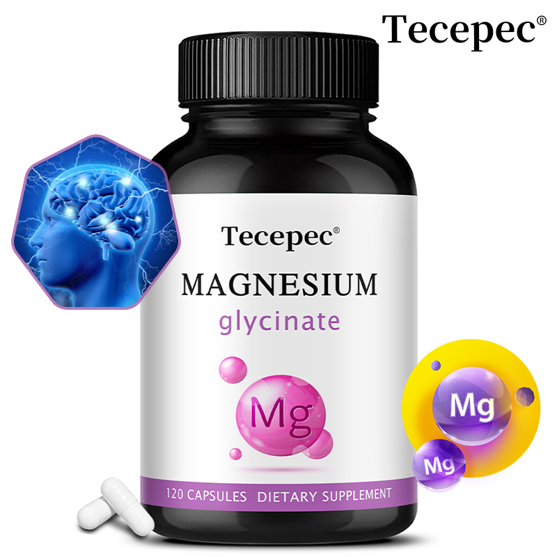 Magnesium Glycinate Capsule - Glicinato de magnésio 1000 mg (qual