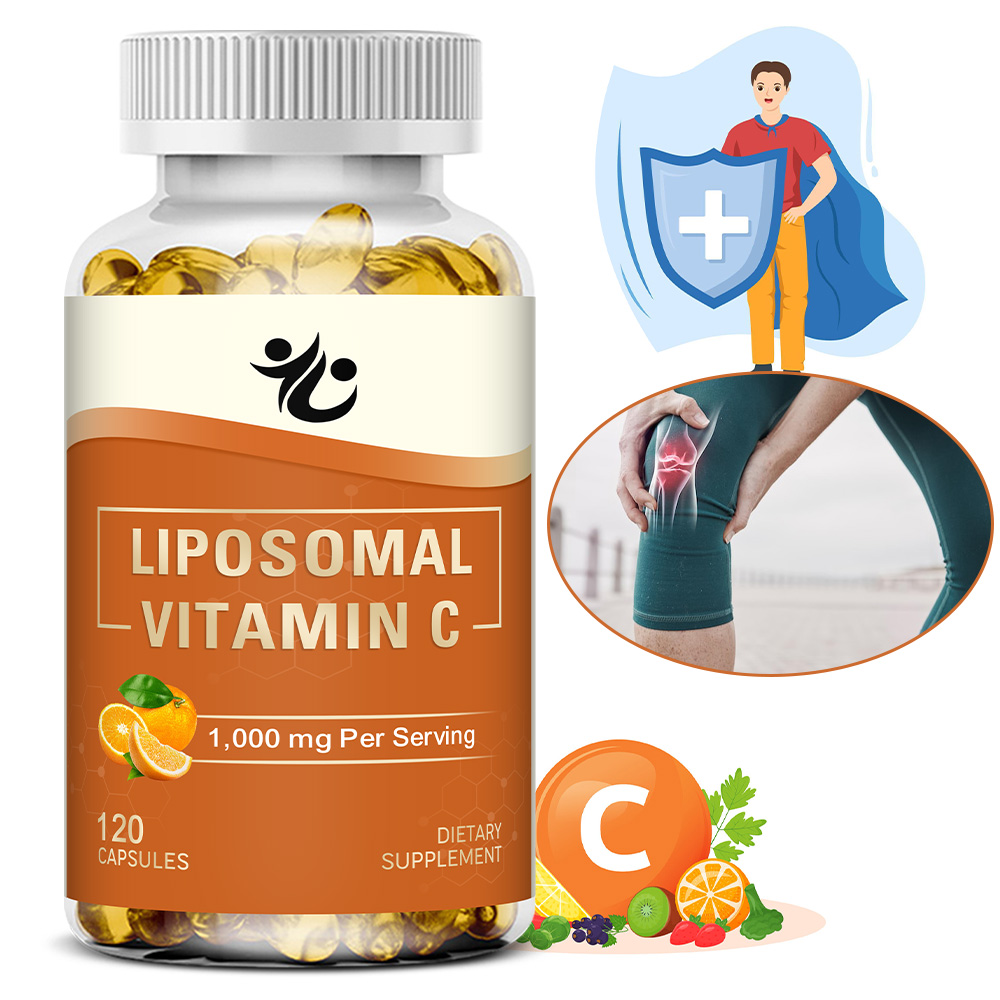 Zinc Supplement 50Mg - Cápsulas de Vitamina C Lipossomal 1000mg