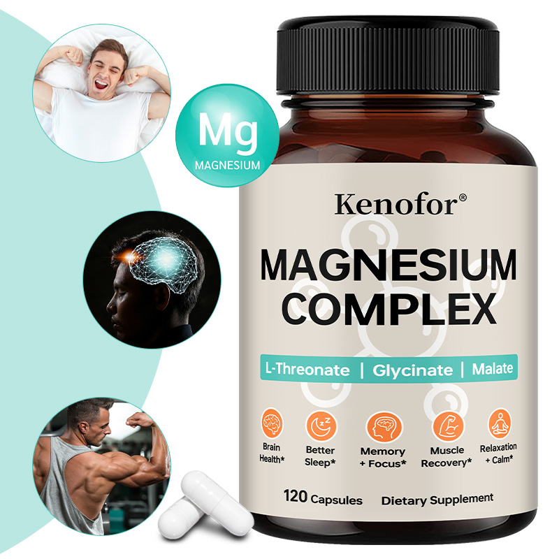 Magnesium Glycinate Capsule - Complexo de Magnésio 2340mg em Cápsulas