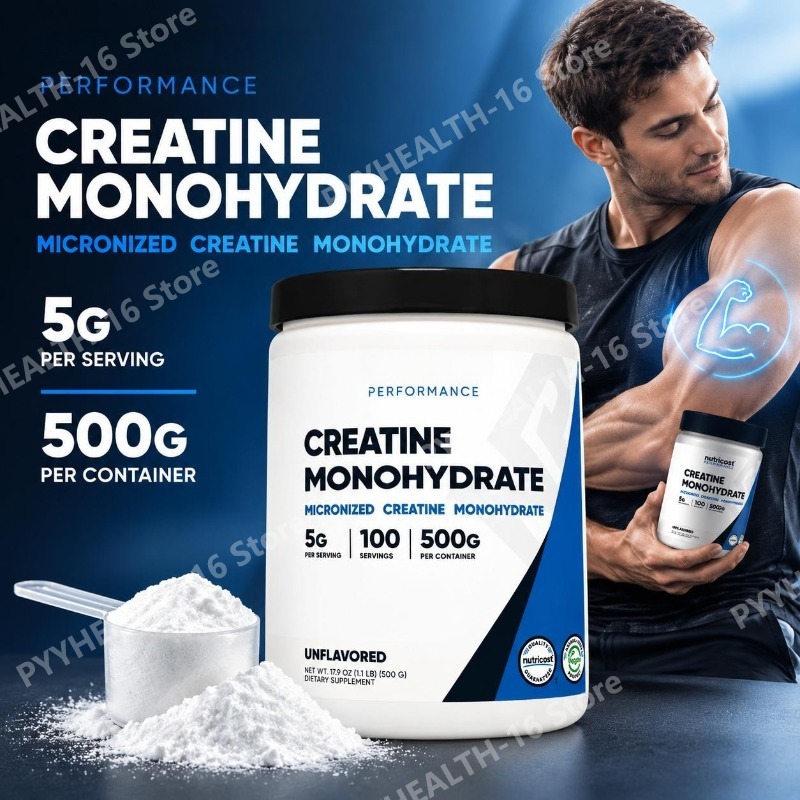 Nutrition Fitness Supplements - Creatina Monohidratada em Pó 500g, Suplemento