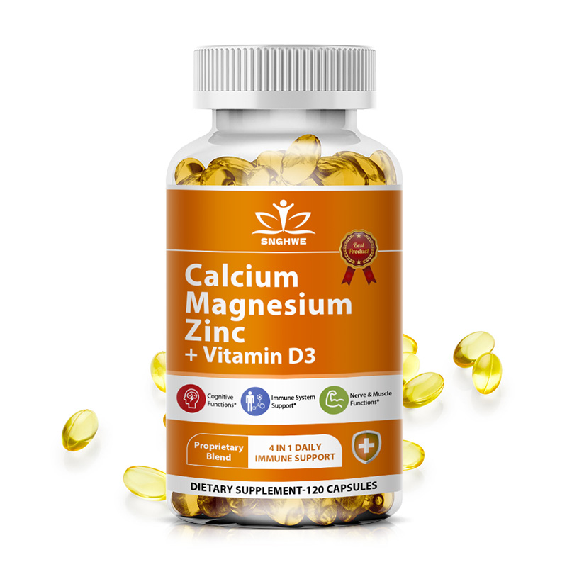 Zinc Supplement 50Mg - Suplemento Cálcio Mágico Zinco D3 -