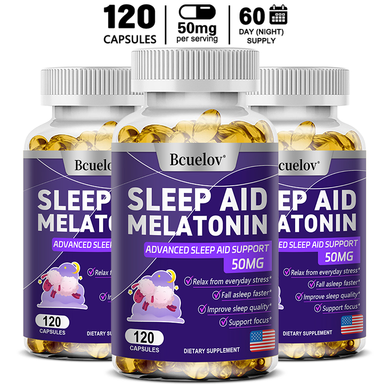 Nutrition & Fitness Hub - Cápsulas de Melatonina 25mg com L-Teanina,