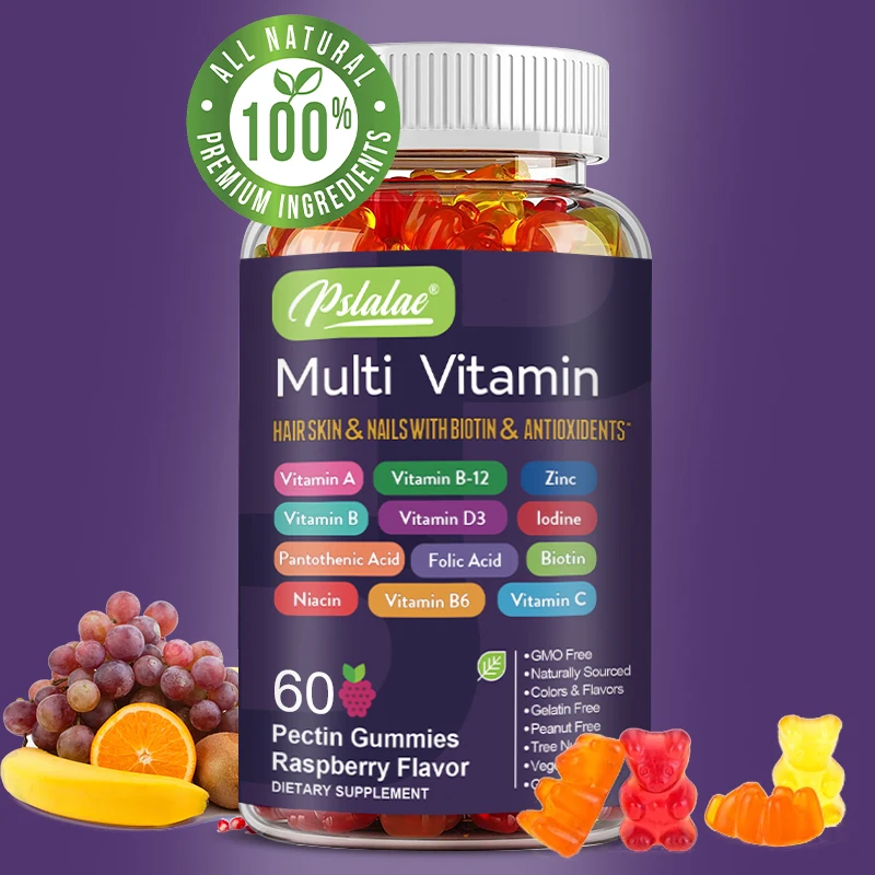 Multivitamin Gummy Adult - Gomas Multivitamínicas - Mejora Níveis de