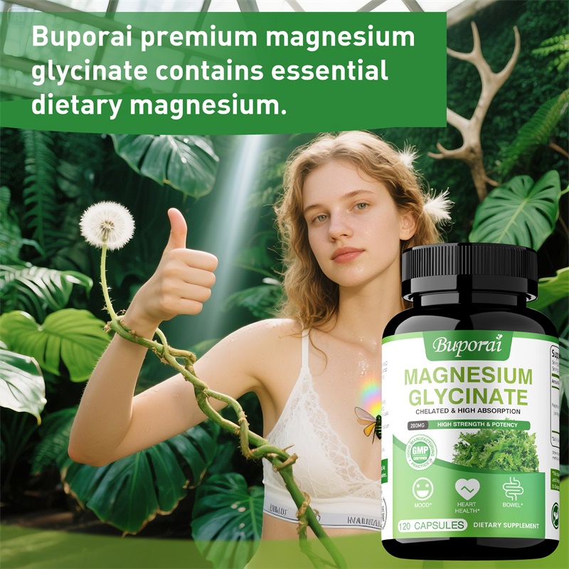 Glicinar de magnésio - ajuda a - Magnesium Glycinate Capsule avaliação e preço