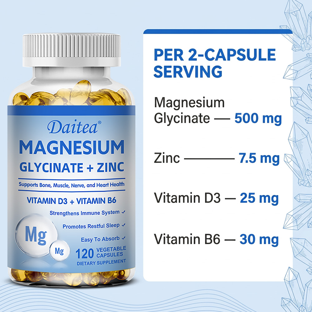 Glicinato de Magnésio + Zinco  - Magnesium Glycinate Capsule avaliação e preço