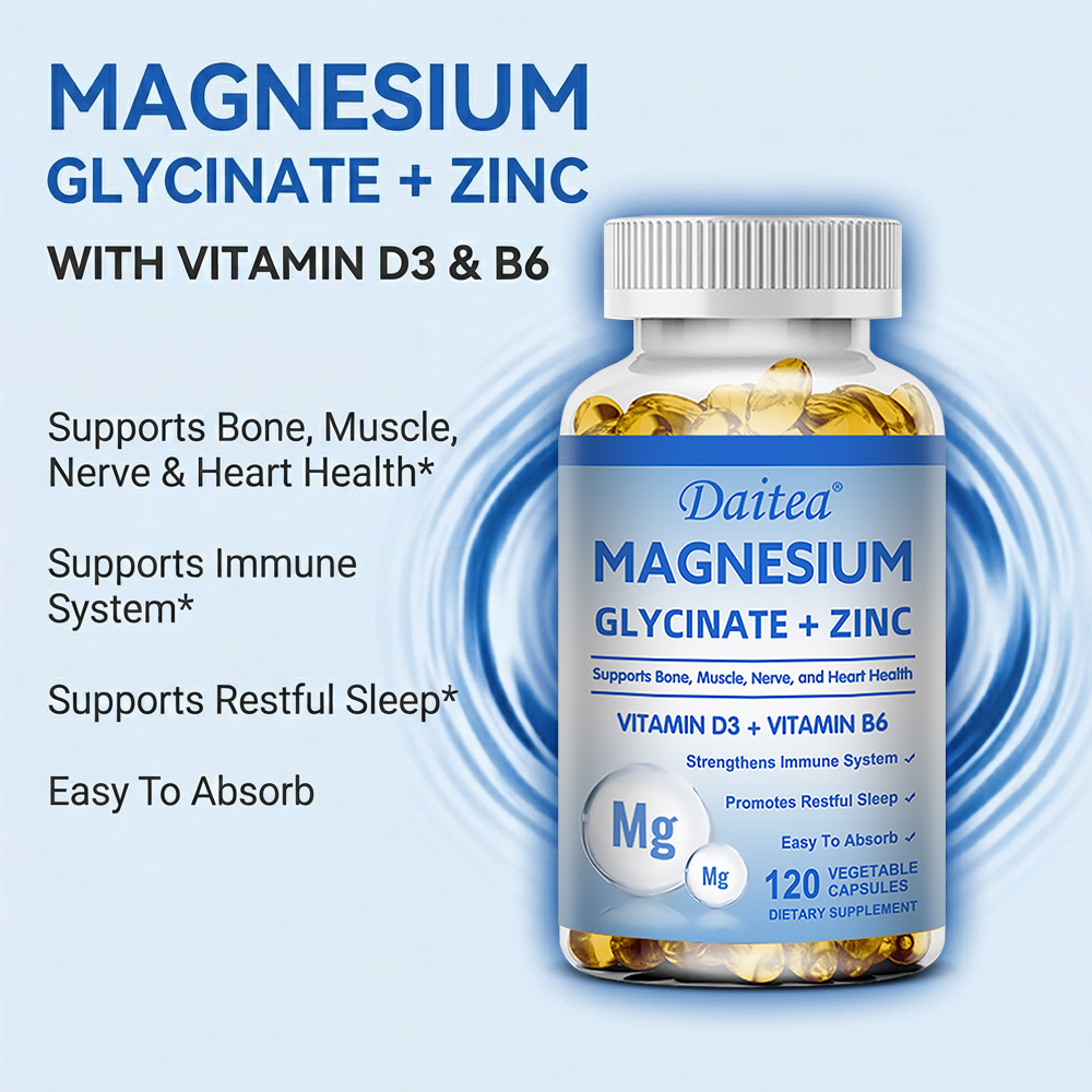Glicinato de Magnésio + Zinco  - Magnesium Glycinate Capsule avaliação e preço