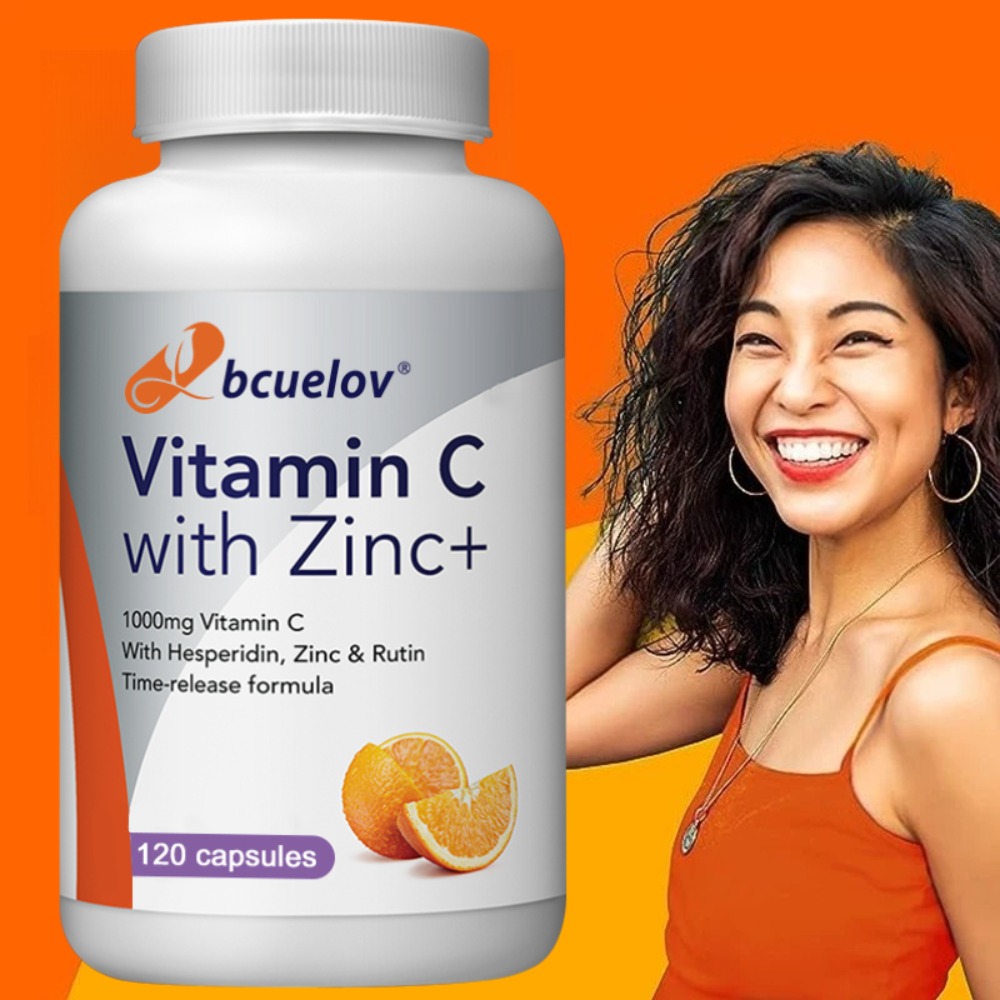 Cápsulas de Vitamina C 1000mg  - Zinc Supplement 50Mg avaliação e preço