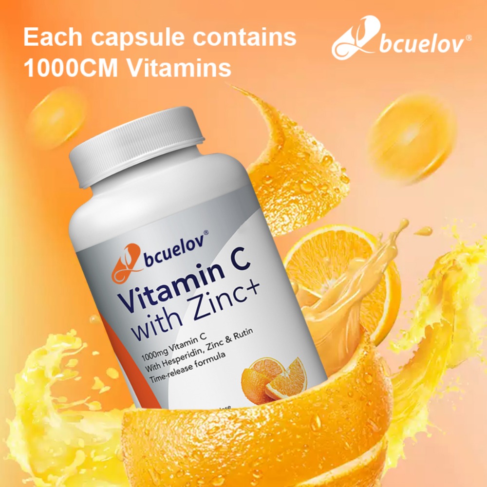Cápsulas de Vitamina C 1000mg  - Zinc Supplement 50Mg avaliação e preço