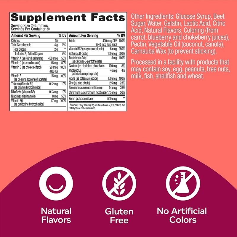Gomas Multivitaminas Femininas - Multivitamin Gummy Adult avaliação e preço