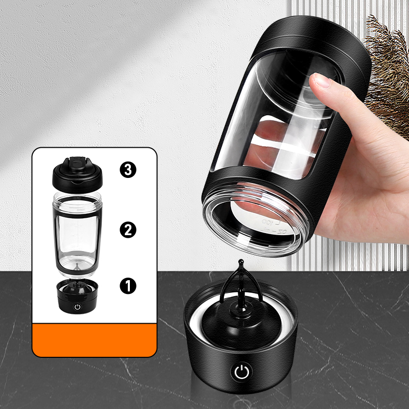 Novo 650ml usb elétrico portát - Nutrition For Fitness And Sports avaliação e preço