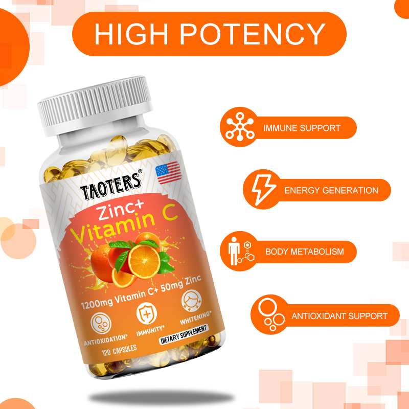 Vitamina C 1200mg com Zinco 50 - Zinc Supplement 50Mg avaliação e preço