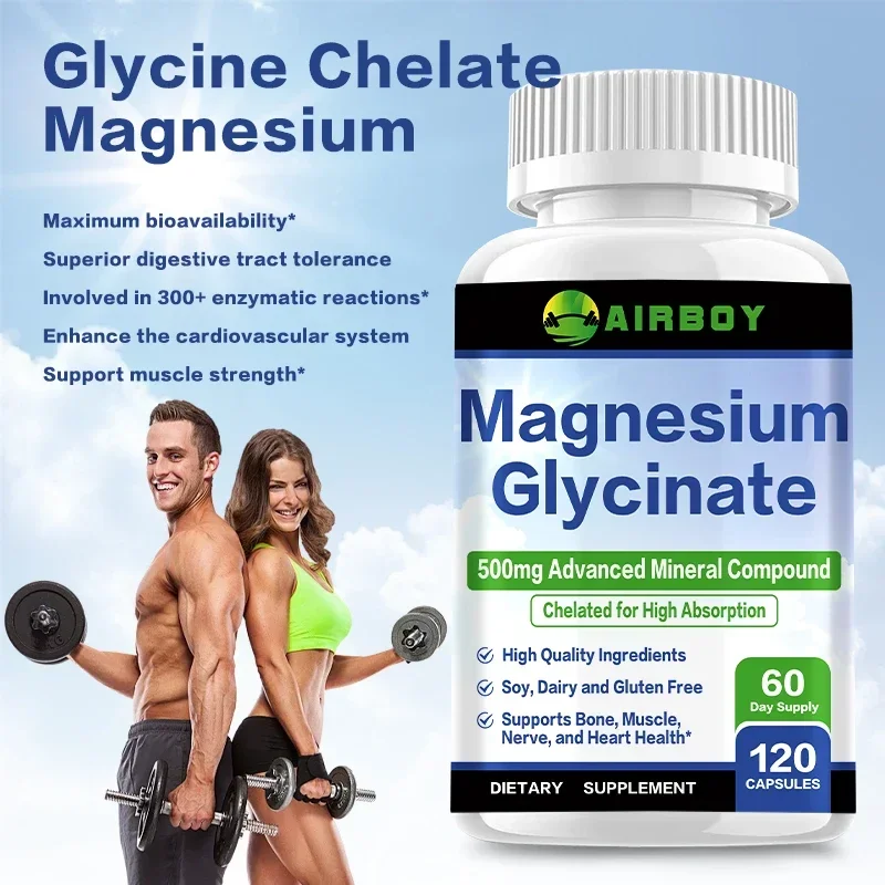 Glicinato de Magnésio 500mg -  - Magnesium Glycinate Capsule avaliação e preço