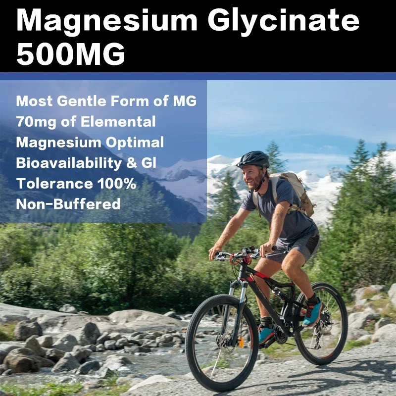 Glicinato de Magnésio 500mg -  - Magnesium Glycinate Capsule avaliação e preço