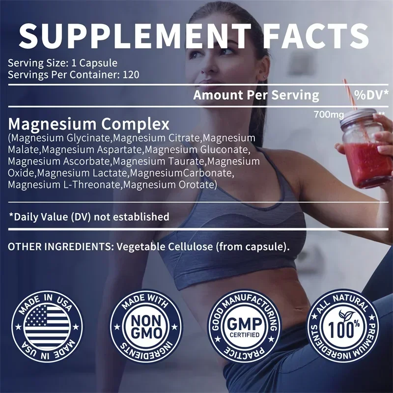 Complexo de Magnésio - Relaxam - Magnesium Glycinate Capsule avaliação e preço