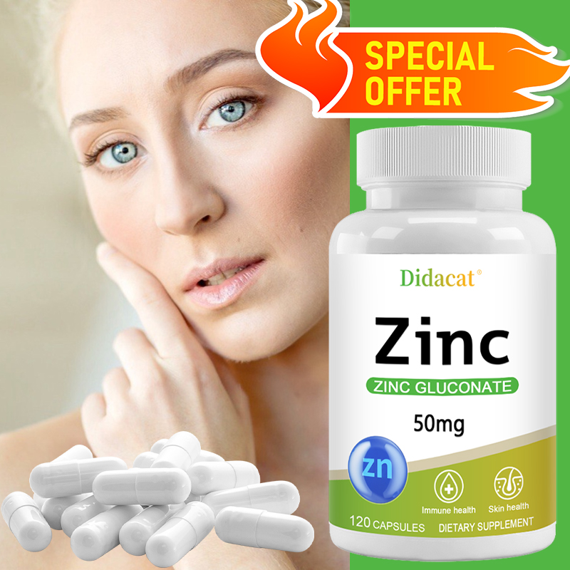 Cápsulas de Gluconato de Zinco - Zinc Supplement 50Mg avaliação e preço