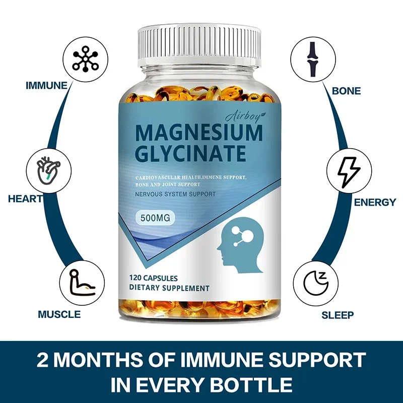 Glicinar de magnésio - Mejora  - Magnesium Glycinate Capsule avaliação e preço