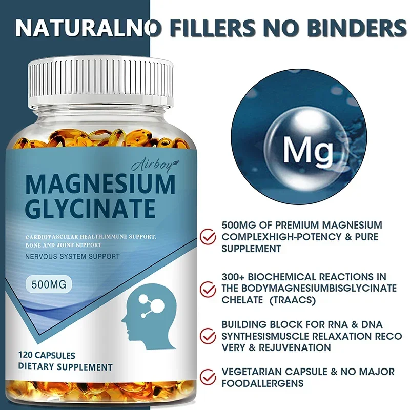 Glicinar de magnésio - Mejora  - Magnesium Glycinate Capsule avaliação e preço