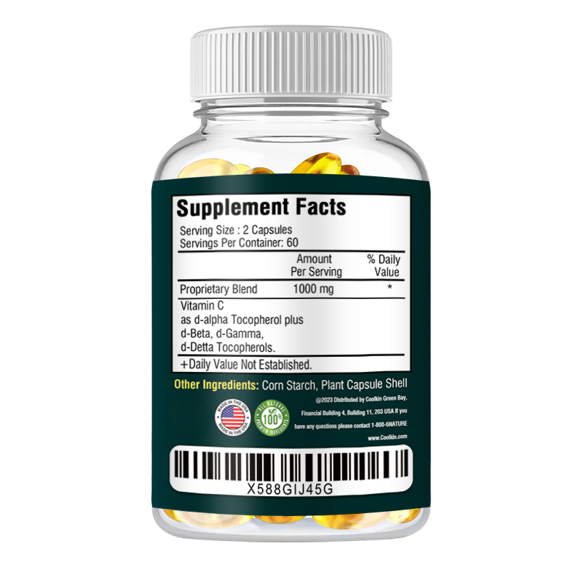 Cápsulas de vitamina C 1000mg  - Zinc Supplement 50Mg avaliação e preço