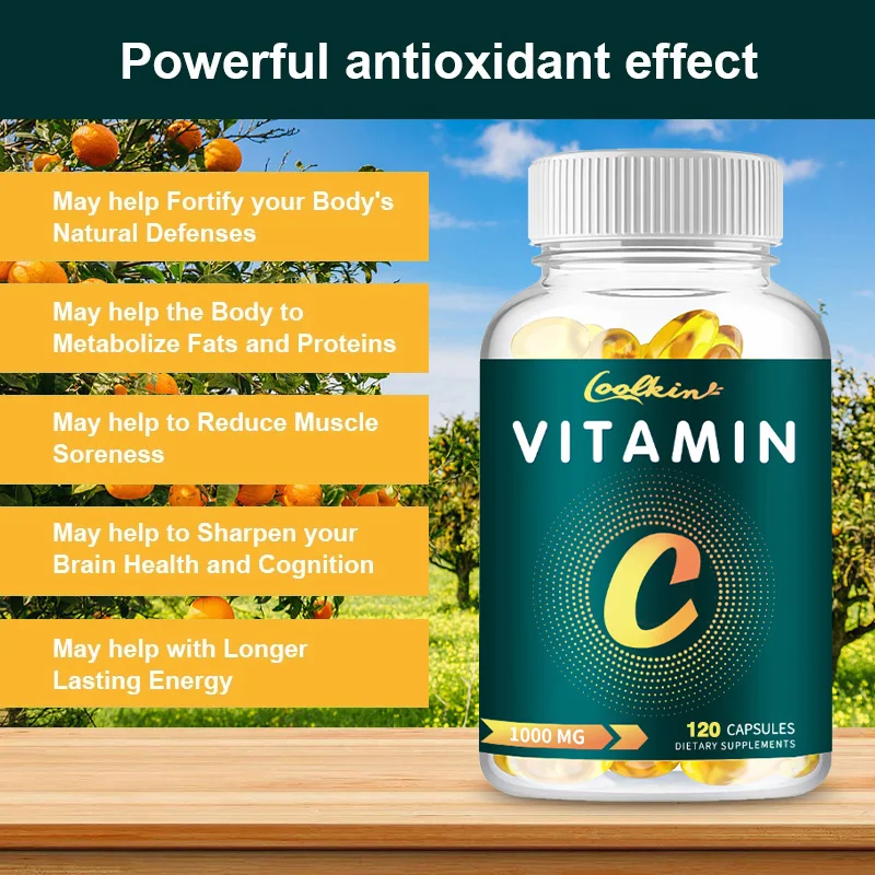 Cápsulas de vitamina C 1000mg  - Zinc Supplement 50Mg avaliação e preço