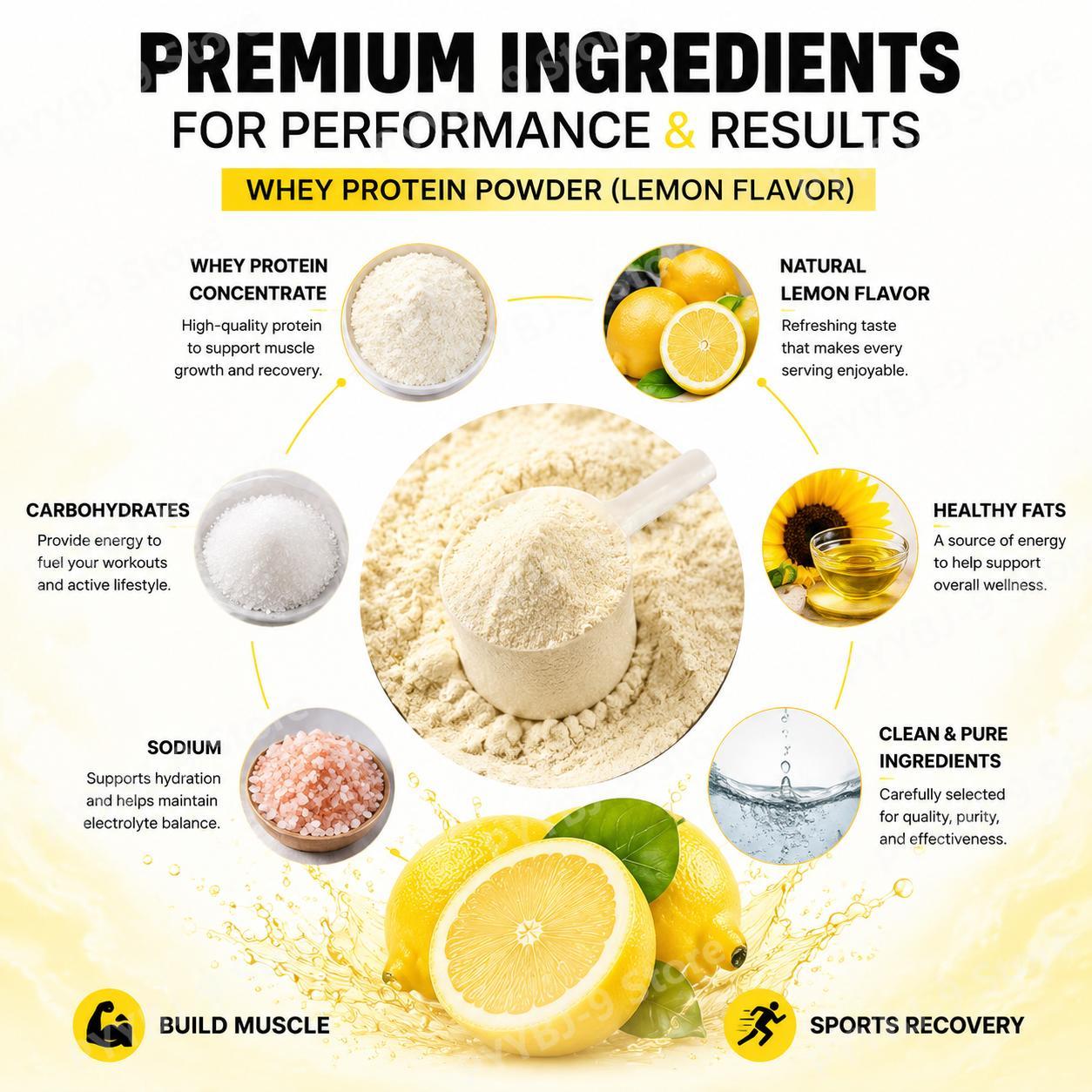 Pó de Proteína Whey NurtureNov - Nutrition For Fitness And Sports avaliação e preço