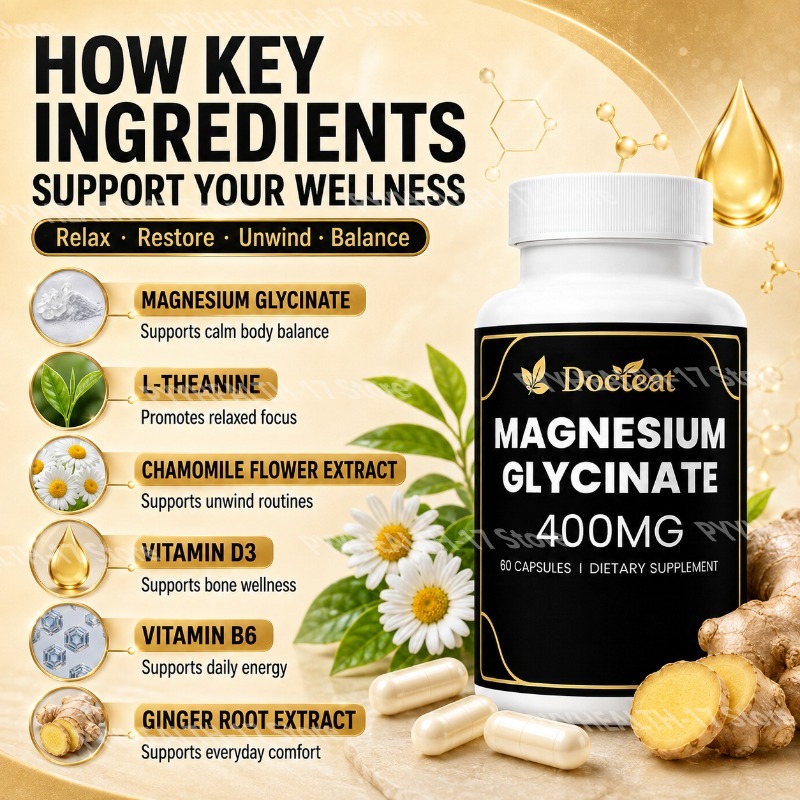 Cápsulas de Glicinato de Magné - Magnesium Glycinate Capsule avaliação e preço