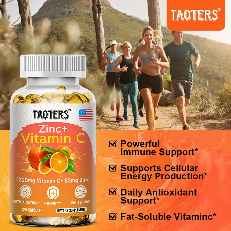 Cápsulas de vitamina C de 1200 - Zinc Supplement 50Mg avaliação e preço